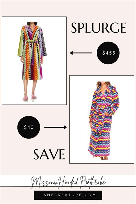 missoni bathrobe dupe